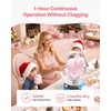 image:imageVEVOR Cotton Candy Machine Commercial 1000W Electric Candy Floss Maker Easy Use with 15 inch Stainless Steel Bowl and Sugar Scoop Makes Hard Candy for Home Kids Birthday Family Party PinkBlueSlant Surface