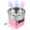 image:imageVEVOR Cotton Candy Machine Commercial 1000W Electric Candy Floss Maker Easy Use with 15 inch Stainless Steel Bowl and Sugar Scoop Makes Hard Candy for Home Kids Birthday Family Party PinkPinkStraight Surface
