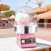 image:imageVEVOR Cotton Candy Machine Commercial 1000W Electric Candy Floss Maker Easy Use with 15 inch Stainless Steel Bowl and Sugar Scoop Makes Hard Candy for Home Kids Birthday Family Party PinkPinkSlant Surface