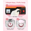 image:imageVEVOR Cotton Candy Machine Commercial 1000W Electric Candy Floss Maker Easy Use with 15 inch Stainless Steel Bowl and Sugar Scoop Makes Hard Candy for Home Kids Birthday Family Party PinkPinkSlant Surface