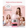 image:imageVEVOR Cotton Candy Machine Commercial 1000W Electric Candy Floss Maker Easy Use with 15 inch Stainless Steel Bowl and Sugar Scoop Makes Hard Candy for Home Kids Birthday Family Party PinkPinkSlant Surface