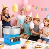 image:imageVEVOR Cotton Candy Machine Commercial 1000W Electric Candy Floss Maker Easy Use with 15 inch Stainless Steel Bowl and Sugar Scoop Makes Hard Candy for Home Kids Birthday Family Party PinkBlueSlant Surface