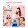 image:imageVEVOR Cotton Candy Machine Commercial 1000W Electric Candy Floss Maker Easy Use with 15 inch Stainless Steel Bowl and Sugar Scoop Makes Hard Candy for Home Kids Birthday Family Party PinkBlueSlant Surface