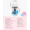 image:imageVEVOR Cotton Candy Machine Commercial 1000W Electric Candy Floss Maker Easy Use with 15 inch Stainless Steel Bowl and Sugar Scoop Makes Hard Candy for Home Kids Birthday Family Party PinkBlueSlant Surface
