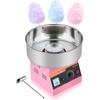 image:imageVEVOR Cotton Candy Machine Commercial 1000W Electric Candy Floss Maker Easy Use with 15 inch Stainless Steel Bowl and Sugar Scoop Makes Hard Candy for Home Kids Birthday Family Party PinkPinkSlant Surface