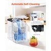 image:imageVEVOR Countertop Ice Maker 33 lbs per Day SelfCleaning Portable Machine with Scoop DrawerStyle Ice Access Nugget IceMaking Machine with Chewable ICES for Home Kitchen Office Bar amp PartySliver