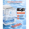 image:imageVEVOR Countertop Ice Maker 33 lbs per Day SelfCleaning Portable Machine with Scoop DrawerStyle Ice Access Nugget IceMaking Machine with Chewable ICES for Home Kitchen Office Bar amp PartyBlack