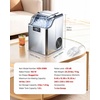 image:imageVEVOR Countertop Ice Maker 33 lbs per Day SelfCleaning Portable Machine with Scoop DrawerStyle Ice Access Nugget IceMaking Machine with Chewable ICES for Home Kitchen Office Bar amp PartySliver