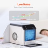 image:imageVEVOR Countertop Ice Maker Self Cleaning Pebble Ice Machine with Ice Scoop amp Drip Tray 33lbs24H Nugget Ice Maker with Convenient Ice Transfer for Home Kitchen Office