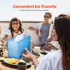 image:imageVEVOR Countertop Ice Maker Self Cleaning Pebble Ice Machine with Ice Scoop amp Drip Tray 33lbs24H Nugget Ice Maker with Convenient Ice Transfer for Home Kitchen Office