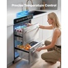 image:imageVEVOR Drawer Refrigerator 24 in Undercounter Beverage Fridge Large Capacity Drink Cooler with 304 Stainless Steel Drawers Temp Control Powerful Compressor for Kitchen Office amp Game Room