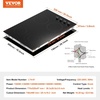 image:imageVEVOR Electric Cooktop 12 inch 2 Burners Builtin Electric Stove Top 3000W Ceramic Top Radiant Cooktop with 11 Heat Levels Glass Panel Knob Control 220240V Hard Wire No Plug30IN