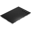 image:imageVEVOR Electric Cooktop 12 inch 2 Burners Builtin Electric Stove Top 3000W Ceramic Top Radiant Cooktop with 11 Heat Levels Glass Panel Knob Control 220240V Hard Wire No Plug30IN