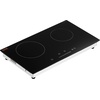 image:imageVEVOR Electric Radiant Cooktop 24in 2 Burners Builtin Electric Stove Top 1800W Ceramic Top Cooktop with Glass Panel Touch Control 9 Heat Level Residual Heat IndicatorTimer Child Lock 120V24 IN2 BurnerTouch Control