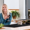 image:imageVEVOR Electric Radiant Cooktop 24in 2 Burners Builtin Electric Stove Top 1800W Ceramic Top Cooktop with Glass Panel Touch Control 9 Heat Level Residual Heat IndicatorTimer Child Lock 120V24 IN4 BurnerTouch Control