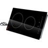 image:imageVEVOR Electric Radiant Cooktop 24in 2 Burners Builtin Electric Stove Top 1800W Ceramic Top Cooktop with Glass Panel Touch Control 9 Heat Level Residual Heat IndicatorTimer Child Lock 120V12 IN2 BurnerTouch Control