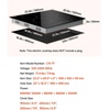 image:imageVEVOR Electric Radiant Cooktop 24in 2 Burners Builtin Electric Stove Top 1800W Ceramic Top Cooktop with Glass Panel Touch Control 9 Heat Level Residual Heat IndicatorTimer Child Lock 120V24 IN4 BurnerTouch Control