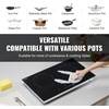 image:imageVEVOR Electric Radiant Cooktop 24in 2 Burners Builtin Electric Stove Top 1800W Ceramic Top Cooktop with Glass Panel Touch Control 9 Heat Level Residual Heat IndicatorTimer Child Lock 120V24 IN2 BurnerTouch Control