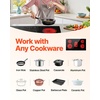 image:imageVEVOR Electric Radiant Cooktop 24in 2 Burners Builtin Electric Stove Top 1800W Ceramic Top Cooktop with Glass Panel Touch Control 9 Heat Level Residual Heat IndicatorTimer Child Lock 120V36 IN5 BurnerTouch Control