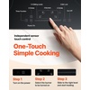 image:imageVEVOR Electric Radiant Cooktop 24in 2 Burners Builtin Electric Stove Top 1800W Ceramic Top Cooktop with Glass Panel Touch Control 9 Heat Level Residual Heat IndicatorTimer Child Lock 120V30 IN4 BurnerTouch Control