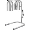 image:imageVEVOR Food Heat Lamp 500W Bulbs Commercial Food Warmer Light Electric Stainless Steel French Fry Heating Lamp FreeStanding Catering Food Warming Equipment for Kitchen Buffet Restaurant Silver