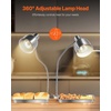 image:imageVEVOR Food Heat Lamp 500W Electric Commercial Food Warmer Light 2Head Stainless Steel French Fry Heating Lamp with 3 Bulbs Catering Food Warming Equipment for Kitchen Buffet Restaurant SilverTabletop