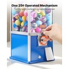 image:imageVEVOR Gumball Machine 21 inch Candy Vending Machine Dispenser 25Cent Vending Machines for Shopping Malls Supermarkets Amusement Parks Arcades Holds Up to 180 177 inch Spherical CandiesBlue