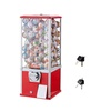image:imageVEVOR Gumball Machine 21 inch Candy Vending Machine Dispenser 25Cent Vending Machines for Shopping Malls Supermarkets Amusement Parks Arcades Holds Up to 180 177 inch Spherical CandiesRed