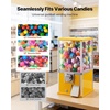 image:imageVEVOR Gumball Machine 21 inch Candy Vending Machine Dispenser 25Cent Vending Machines for Shopping Malls Supermarkets Amusement Parks Arcades Holds Up to 180 177 inch Spherical CandiesYellow