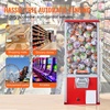 image:imageVEVOR Gumball Machine 21 inch Candy Vending Machine Dispenser 25Cent Vending Machines for Shopping Malls Supermarkets Amusement Parks Arcades Holds Up to 180 177 inch Spherical CandiesRed