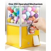 image:imageVEVOR Gumball Machine 21 inch Candy Vending Machine Dispenser 25Cent Vending Machines for Shopping Malls Supermarkets Amusement Parks Arcades Holds Up to 180 177 inch Spherical CandiesYellow