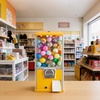 image:imageVEVOR Gumball Machine 21 inch Candy Vending Machine Dispenser 25Cent Vending Machines for Shopping Malls Supermarkets Amusement Parks Arcades Holds Up to 180 177 inch Spherical CandiesYellow