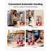 image:imageVEVOR Gumball Machine 21 inch Candy Vending Machine Dispenser 25Cent Vending Machines for Shopping Malls Supermarkets Amusement Parks Arcades Holds Up to 180 177 inch Spherical CandiesRed