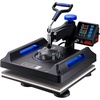 image:imageVEVOR Heat Press 12x10in Heat Press Machine Clamshell Sublimation Transfer Printer Fast Heatup Digital Precise Temperature Control Vinyl Heat Press for TShirts Bags Garments Mats Puzzles 650W5in115x15Blue