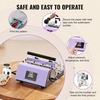 image:imageVEVOR Heat Press 12x10in Heat Press Machine Clamshell Sublimation Transfer Printer Fast Heatup Digital Precise Temperature Control Vinyl Heat Press for TShirts Bags Garments Mats Puzzles 650WPurple30oz