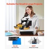 image:imageVEVOR Heat Press 12x10in Heat Press Machine Clamshell Sublimation Transfer Printer Fast Heatup Digital Precise Temperature Control Vinyl Heat Press for TShirts Bags Garments Mats Puzzles 650W12x10