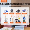 image:imageVEVOR Heat Press 12x10in Heat Press Machine Clamshell Sublimation Transfer Printer Fast Heatup Digital Precise Temperature Control Vinyl Heat Press for TShirts Bags Garments Mats Puzzles 650W5in115x15Blue