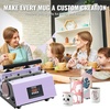 image:imageVEVOR Heat Press 12x10in Heat Press Machine Clamshell Sublimation Transfer Printer Fast Heatup Digital Precise Temperature Control Vinyl Heat Press for TShirts Bags Garments Mats Puzzles 650WPurple30oz