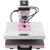 image:imageVEVOR Heat Press 15x15 High Pressure Heat Press Machine for T Shirts Slide Out Professional Heat Press for Sublimation Vinyl Heat Transfer Projects Heats Up Fast amp Evenly Green15x15Pink