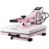 image:imageVEVOR Heat Press 15x15 High Pressure Heat Press Machine for T Shirts Slide Out Professional Heat Press for Sublimation Vinyl Heat Transfer Projects Heats Up Fast amp Evenly Green15x15Pink