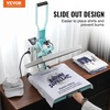 image:imageVEVOR Heat Press 15x15 High Pressure Heat Press Machine for T Shirts Slide Out Professional Heat Press for Sublimation Vinyl Heat Transfer Projects Heats Up Fast amp Evenly Green15x15Green