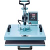 image:imageVEVOR Heat Press 15x15 inch 5 in 1 TShirt Cap Hat Mug Press Combo Tumbler Heat Press for plate Sublimation Green