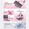 image:imageVEVOR Heat Press Machine 15x15 inch Heat Press Machine for TShirts 5 in 1 Heat Press with 30 OZ Tumbler Press Combo Tumbler Heat Press Machine Sublimation for Hat Cap Mug Plate Pink