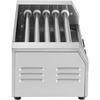 image:imageVEVOR Hot Dog Roller 30 Hot Dog 11 Rollers Stainless Steel Sausage Grill Cooker 1600W Commercial Hot Dog Machine with Dual Temp Control Cover Side Storage Box Removable Shelf amp Oil Drip Tray5 Rollers