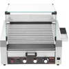 image:imageVEVOR Hot Dog Roller 30 Hot Dog 11 Rollers Stainless Steel Sausage Grill Cooker 1950W Hot Dog Machine with Bun Warmer Cover 3 Temp Control Side Storage Box Oil Drip Tray for Home amp Commercial11 RollersBun Warmer