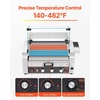 image:imageVEVOR Hot Dog Roller 30 Hot Dog 11 Rollers Stainless Steel Sausage Grill Cooker 1950W Hot Dog Machine with Bun Warmer Cover 3 Temp Control Side Storage Box Oil Drip Tray for Home amp Commercial7 RollersBun Warmer