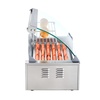 image:imageVEVOR Hot Dog Roller 7 Rollers 18 Hot Dogs Capacity 1050W Stainless Sausage Grill Cooker Machine with Dual Temp Control Glass Hood Acrylic Cover Bun Warmer Shelf Removable Oil Drip Tray ETL Certified  Stainless Machine with Dual Temp Control Glass Hood Acrylic Cover Bun Warmer Shelf Removable Oil Drip Tray ETL Certified7 RollersCover