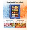 image:imageVEVOR Insulated Food Pan Carrier 95 Qt NonElectrical Food Warmer with Wheel amp 304 Stainless Steel Latch LLDPE Stackable Hot Box for Various Pan SizesNOT Included Fit Catering BBQ EventBlack95 Qt