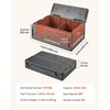 image:imageVEVOR Insulated Food Pan Carrier 95 Qt NonElectrical Food Warmer with Wheel amp 304 Stainless Steel Latch LLDPE Stackable Hot Box for Various Pan SizesNOT Included Fit Catering BBQ EventBlack40QT