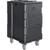 image:imageVEVOR Insulated Food Pan Carrier 95 Qt NonElectrical Food Warmer with Wheel amp 304 Stainless Steel Latch LLDPE Stackable Hot Box for Various Pan SizesNOT Included Fit Catering BBQ EventBlack256 x 177 x 305 in
